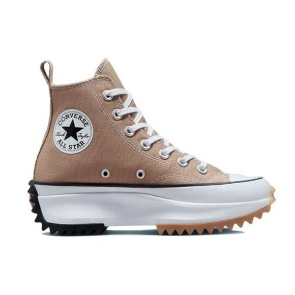Converse Run Star Hike 172727C Unisex US 12 Brown White Platform Shoes TF1142 - Picture 6 of 10